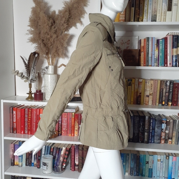 G.E.T. Outerwear Zip-Up Adjustable Waist Many Pockets Jacket P3653 - Picture 3 of 13